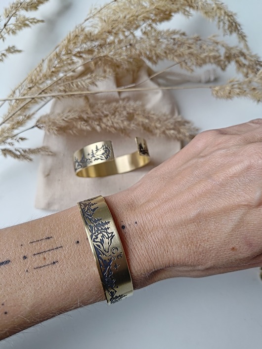 bransoletki złote Bransoletka WILK