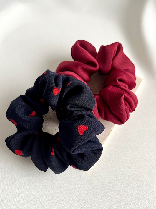 gumki do włosów Zestaw 2 gumek do włosów - Brie & Hearts