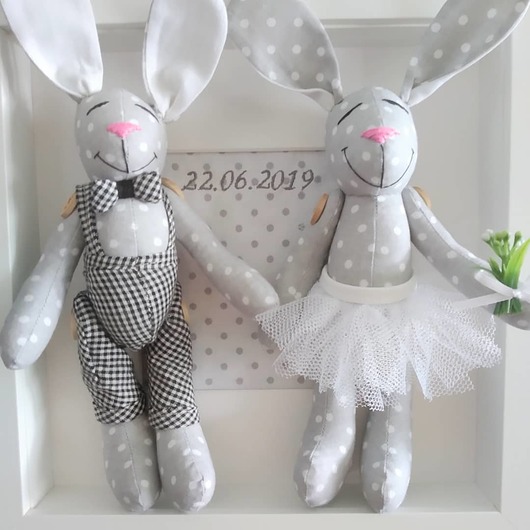 Prezent Dodatek na ślub Króliki LalaShop