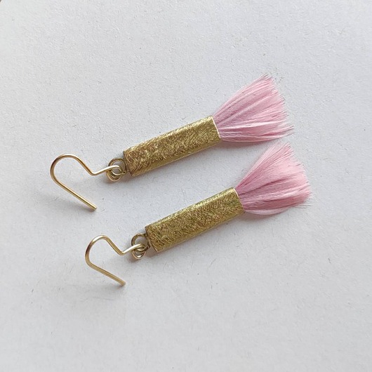 kolczyki z piórami PIÓRKO kolczyki