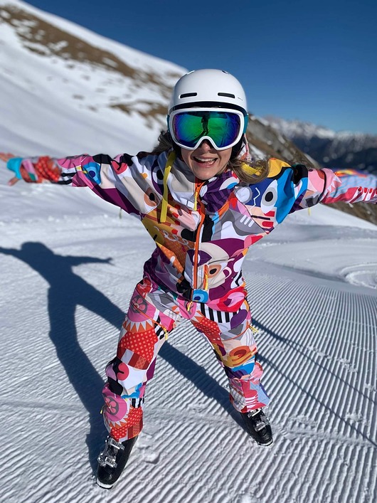 kombinezony damskie Kombinezon narciarsko-snowboardowy "Kubizm"