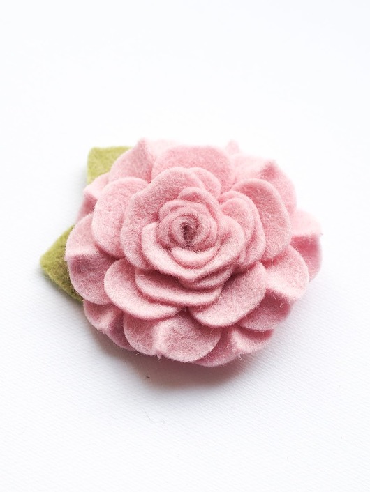 Spinka do włosów różyczka ice pink Momilio