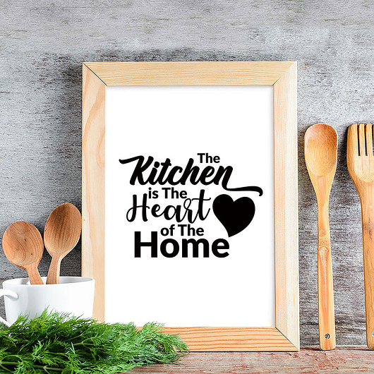plakaty Plakat kuchenny Kitchen Is The Heart Of The Home