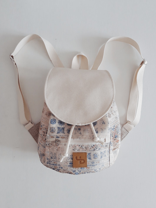 Orientalny plecak / small casual cream Lootbag