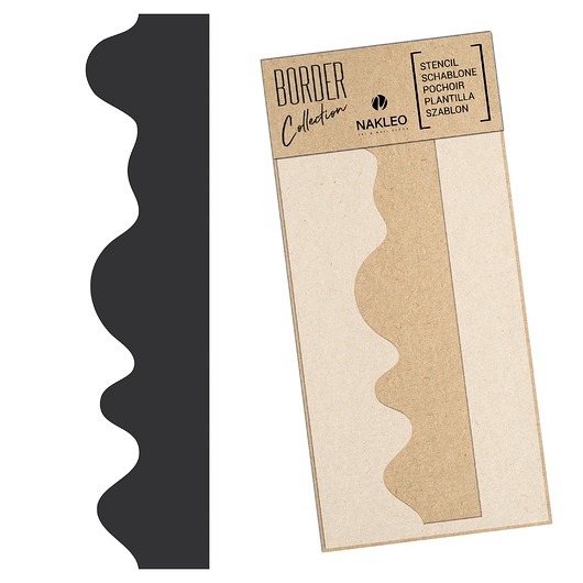 tapety i naklejki ścienne Szablon malarski border // POLEWA #2