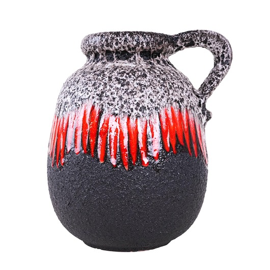 wazony Wazon ceramiczny Fat Lava, niemiecki design, lata 60, produkcja: West Germany