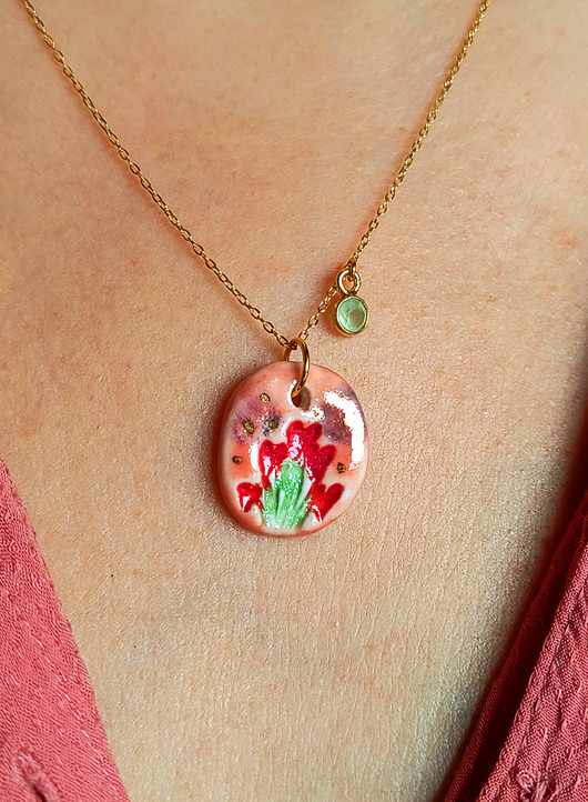 złote naszyjniki Naszyjnik pozłacany Serca Kolekcja Parian