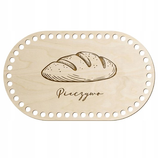 skrzynki, kufry i pudła Baza do Koszyka Kuchni Dno OWAL na Sztućce 16x27cm 6mm DUŻE ze Sklejki EKO