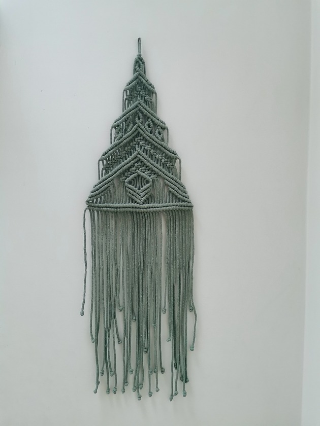 dekoracje świąteczne Czarna choinka z makramy DOSTĘPNA od ręki