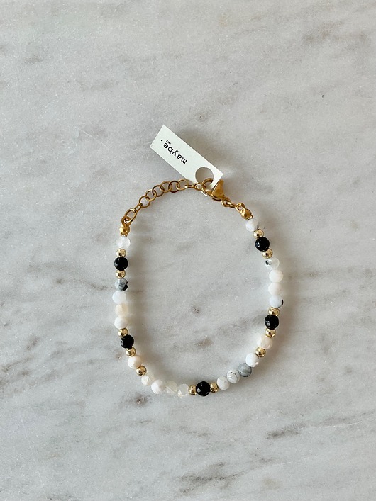 bransoletki z kamieni naturalnych Bransoletka z kamieni księżycowych