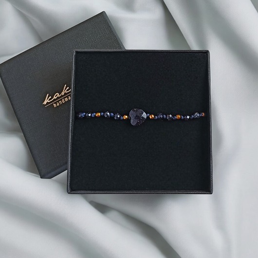 bransoletki z kamieni naturalnych NOC KAIRU - kamień szczęścia, kamień czarnoksiężników, ochrona