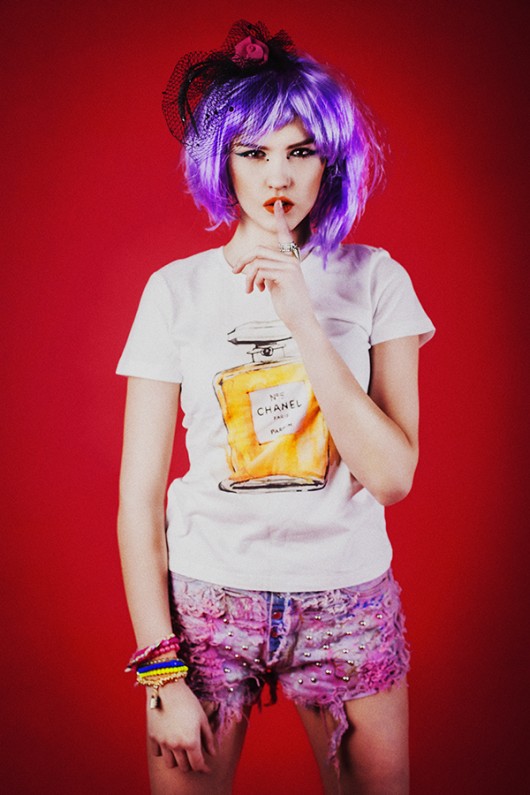 T-shirt Przesiąknij mną CHANEL Chouette