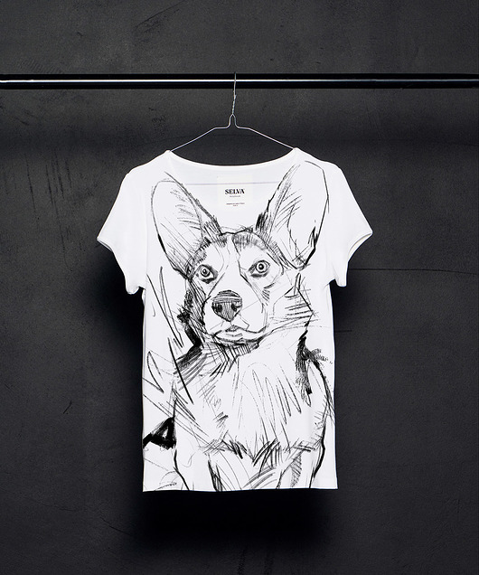 Welsh Corgi Cardigan Dog Women's T-shirt SELVA