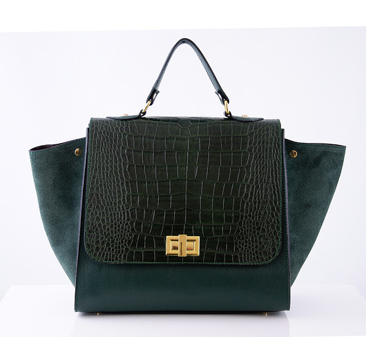 Torba damska,kuferek GL9841 Green Vera Bags