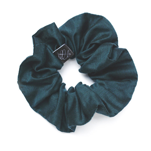 Gumka SCRUNCHIE morska zieleń TWISTED FORM