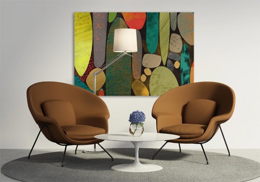 OBRAZ NA PŁÓTNIE - ABSTRAKCJA - 120x80cm NOWdeco