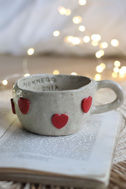 kubki Kubek w Serduszka, Kubek Serce, Kubek z Napisem
