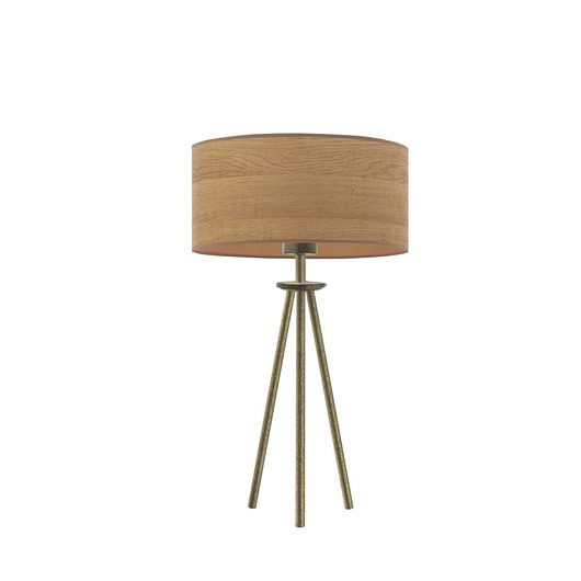 lampy stołowe Lampka stołowa na trójnogu z designerskim kloszem ALTA ECO