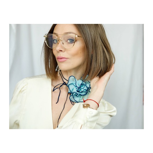 chokery Niebieski choker