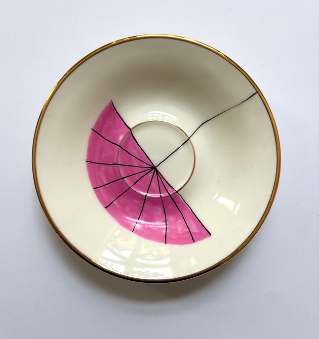 Ozdoby na ścianę Wachlarzyk ikebana