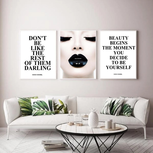 plakaty Plakaty Fashion Coco Chanel plakaty modowe beauty