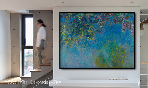 obrazy Wisteria - Claude Monet - Reprodukcja