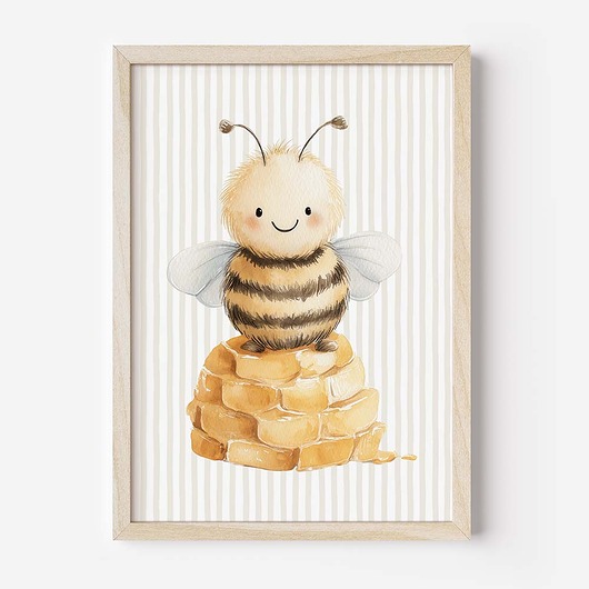 obrazy i plakaty do pokoju dziecięcego Plakat Na Ścianę Dla Dzieci Pszczółkowi Przyjaciele nr. 18