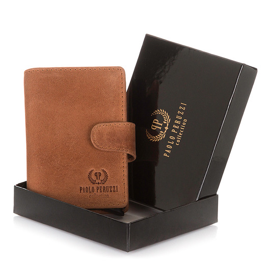 PORTFEL MĘSKI Z ETUI PAOLO PERUZZI RFID IN-69-CG Paolo Peruzzi