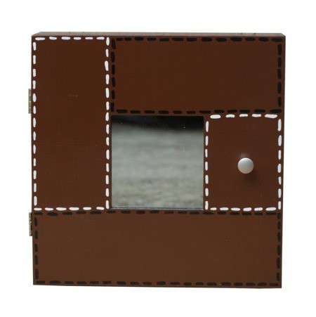 BOxie bronze HAIKU szafka na klucze Clock Wood Studio