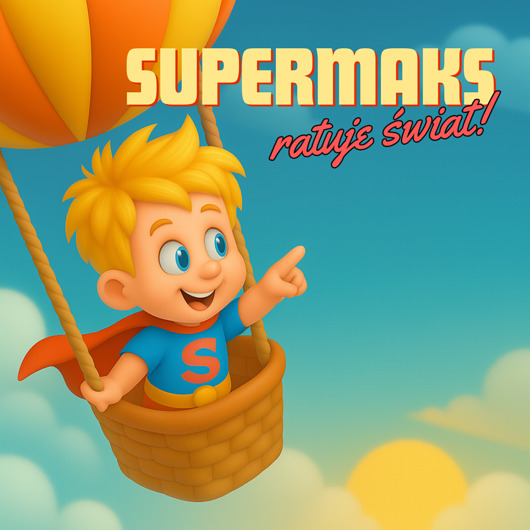 książeczki dla dzieci "Super Maks" książeczka personalizowana