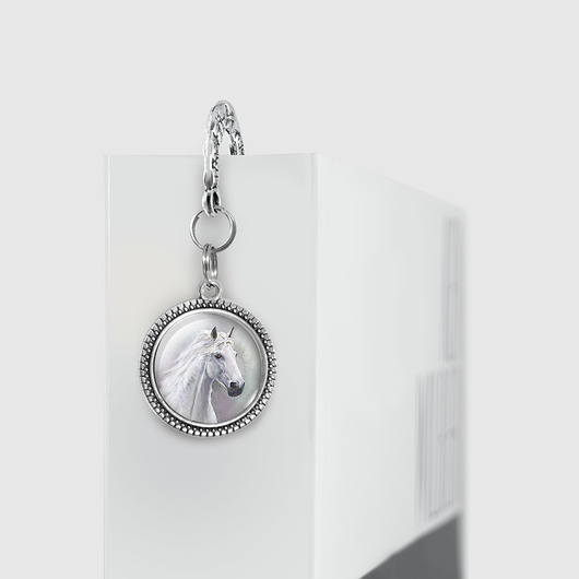 zakładki do książek Zakładka do książki - Biały koń