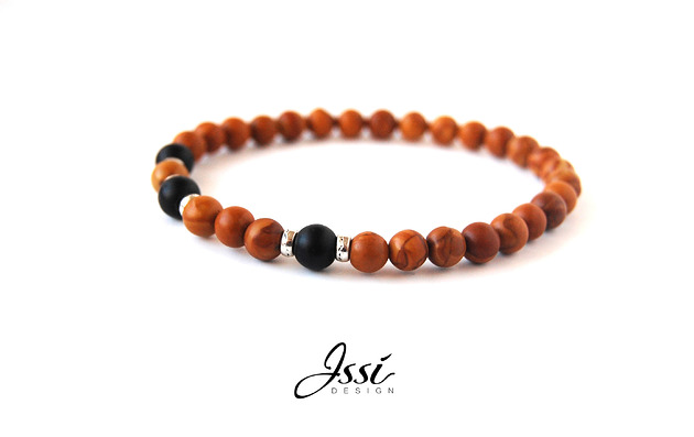 biżuteria męska bransoletka męska SIMPLE STONES IV