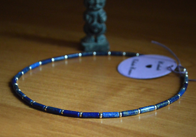 biżuteria męska Lapis Lazuli Naszyjnik męski Rękodzieło