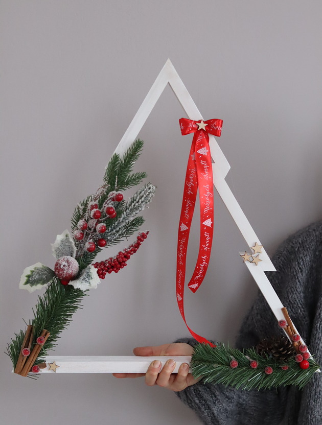 dekoracje świąteczne Choinka stroik bożonarodzeniowy