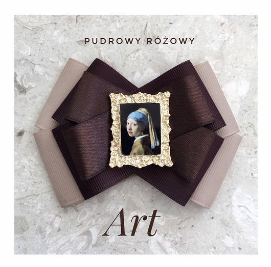 broszki Brosza  ART z obrazem Dziewczyna z perłą NEW 1szt