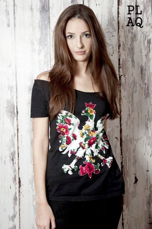 T-shirt PL Flower White Polaquito r.S polaquito