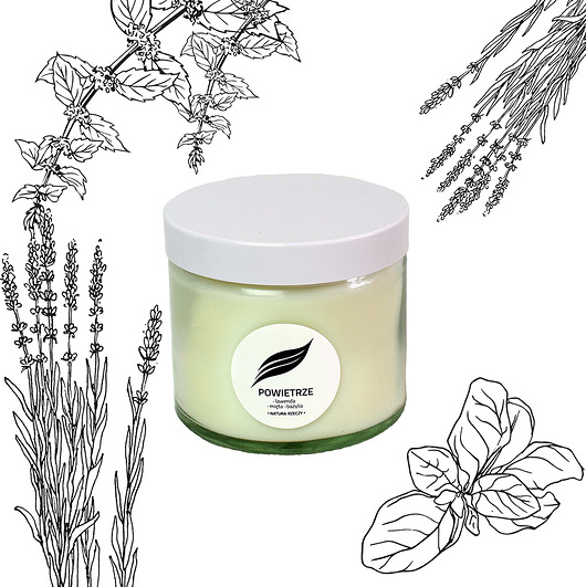 Świeca Sojowa Pure POWIETRZE Nature of Scent