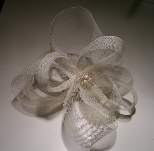 Fascynator- Krynolinowe zawijasy z kamieniami BOZKA Luxury Handmade
