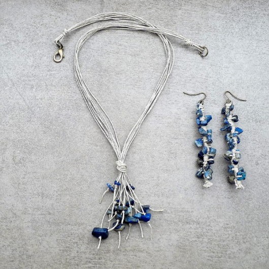garść lapis lazuli - komplet- zamówienie galeria nuit