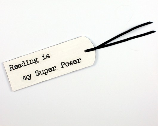 zakładka &#039;Reading is my super power!&#039; miniart