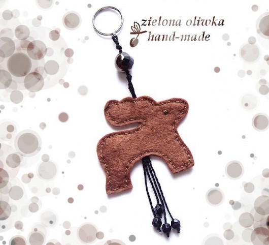 Forse Elk - z kolekcji My Keys zielona oliwka