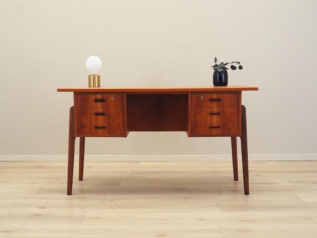 biurka Biurko tekowe, duński design, lata 60, produkcja: Dania