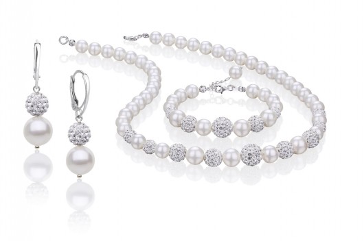 ZESTAW 3-częściowy z pereł stopniowanych KPS4 Coccola JEWELLERY