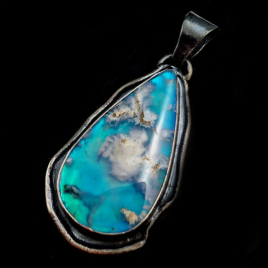 wisiory Agat mszysty z żywicą