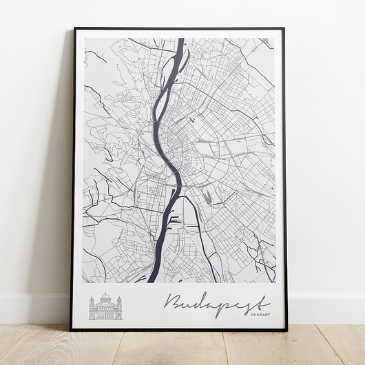 Plakat Miasta Świata - Budapeszt Peszkowski Graphic