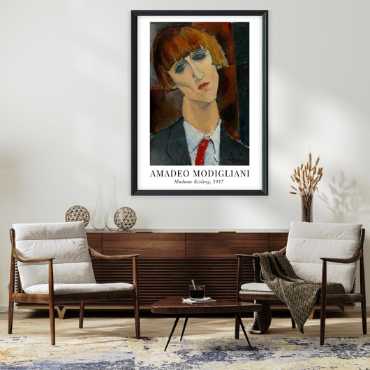 plakaty Plakat reprodukcja Amadeo Modigliani 'Madame Kisling'