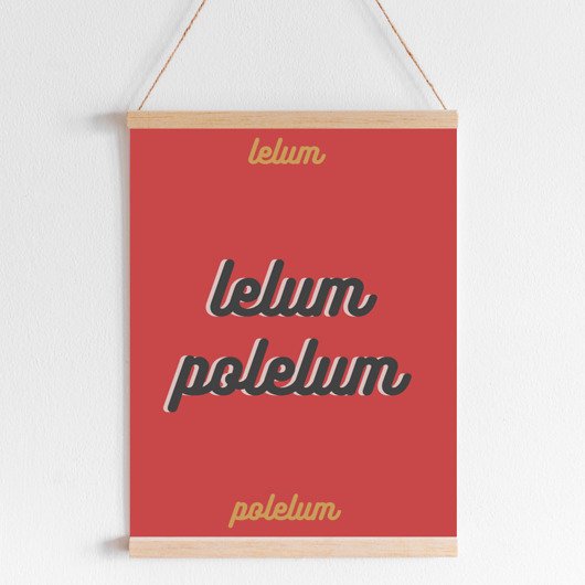 plakaty Plakat kolorowy, lelum polelum