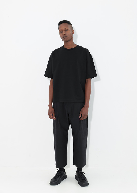 t-shirty męskie Krótki t-shirt oversize - bawełna organiczna