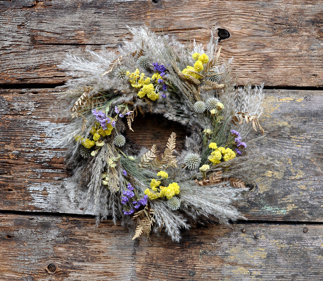 wianki Naturalny wianek boho