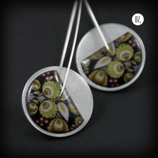 Circles Lemon Half Folk Olga Zielińska